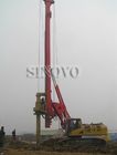 Sinovo High Operating Efficiency Crawler Hydraulic Rotary Drilling Rig CFA Pile Driver For Excavator