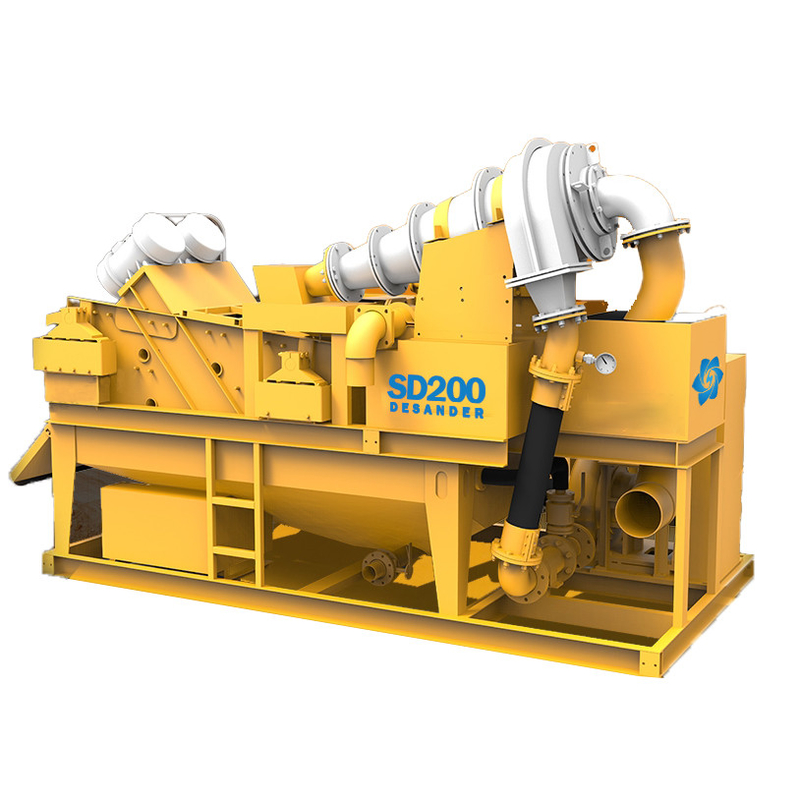 SD200 Desander Pile Foundation Machinery To Separate Sand From The Drilling Fluid