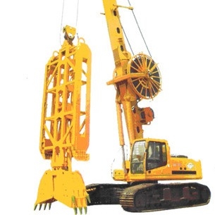 βάθος 1200mm 70m υδραυλικός εξοπλισμός αρπαγών τοίχων διαφραγμάτων πλάτους